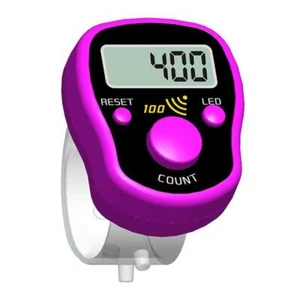 Mini LCD Electronic Digital Finger Hand Held Tally Counter Ring Digital Clicker - Picture 1 of 3