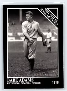 1992 Conlon Collection TSN #443 Babe Adams - Picture 1 of 2