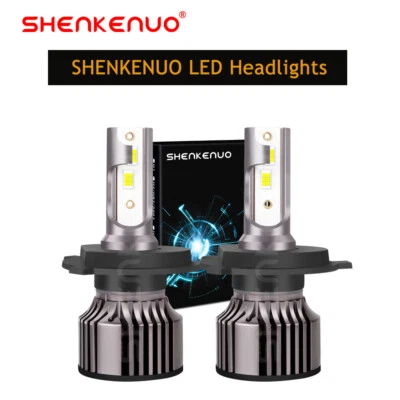 2 H4 Bright LED Headlights For Ski-Doo Renegade 1200 550F 600 800R 900 XRS 10-15 - Image 1 of 4