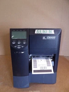 Zebra ZM400 Thermal Label Printer ZM400-200E-0100T LAN USB - 53,761 INCH / OK - Afbeelding 1 van 9