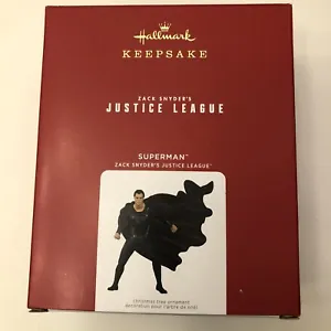 Hallmark Keepsake 2021 Zack Snyder's Justice League: SUPERMAN Ornament NIB - Picture 1 of 1