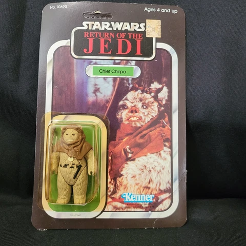 Vintage Star Wars Return of the Jedi ROTJ Chief Chirpa 1983 65-back Cover