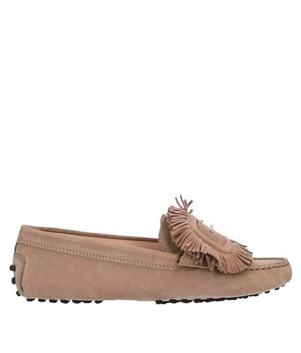 TOD’S Scarpe da guida mocassino scamosciate sabbia nuove con scatola AUTENTICHE TOD'S donna taglia 5 5