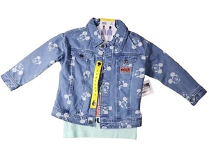 Mickey Mouse Denim Jacket Set, Kids, Size 5, NWT  - Picture 1 of 7