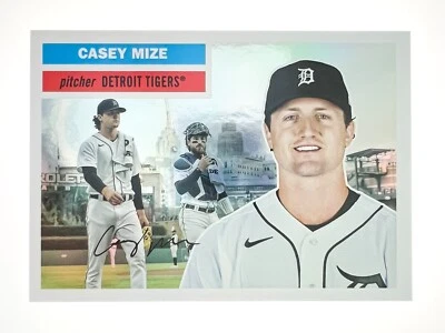2023 Topps Archives CASEY MIZE 57 Rainbow Foil Parallel #163/199 DETROIT TIGERS - Image 1 of 3
