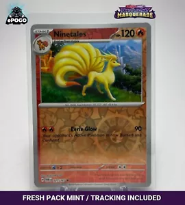 Ninetales 027/167 Reverse Holo Pokemon Dämmerung Maskerade NEUWERTIG HEUTE VERSANDT - Bild 1 von 2