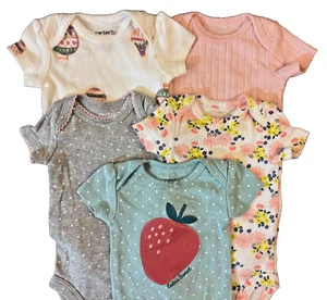 Carters Baby Mädchen Neugeborene Outfits T-Shirts Bodys Kleidung Paket extra süß - Bild 1 von 13