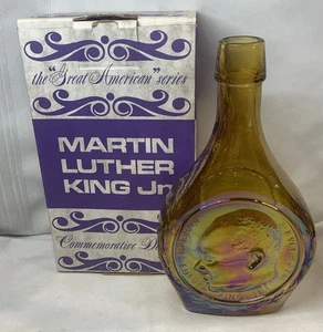 Dr. Martin Luther King Sammlerstück Wheaton Gedenk Braunglas Karaffe - Bild 1 von 8