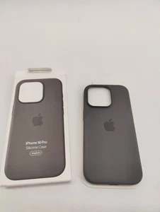 FUNDA DE SILICONA ORIGINAL OFICIAL APPLE CON MAGSAFE PARA IPHONE 16 PRO GRIS PIEDRA - Imagen 1 de 5
