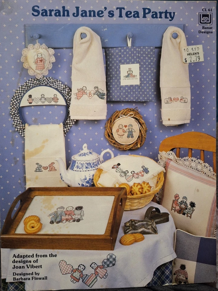 16 Designs Bake-a-Batch Bread Cloths - CROSS STITCH PATTERN - Leisure Arts - Image 1 of 1