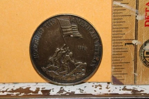 1878 zu Ehren des amerikanischen Veteranen Messingmünze Medaille Erhaltung der amerikanischen Freiheit - Bild 1 von 2