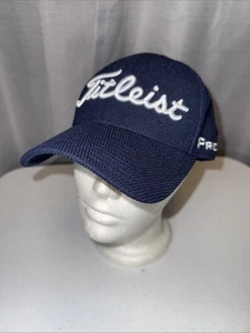Titleist Golf Sports Mesh FJ/ProV1 Fitted Golf Hat COLOR: Navy/White SIZE: M/L - Picture 1 of 5