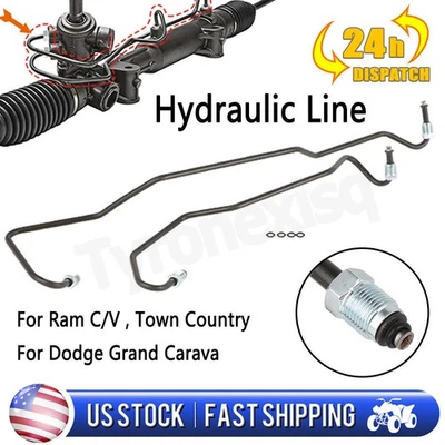 For 2011-2020 Dodge Grand Caravan Rack & Pinion Hydraulic Line Hard Lines 2012 Foto 1 de 4