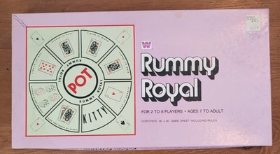 Vintage Whitman #4713 Rummy Royal Vinyl Game Board with Original Box - Image 1 of 3