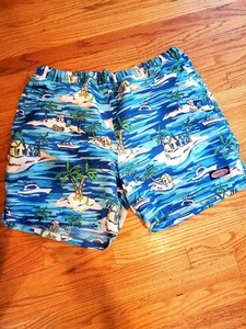 Vineyard Vines Floral Tropical Herren Badeanzug Badehose Blau XL - Bild 1 von 11