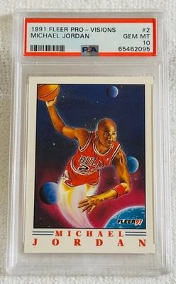 1991 FLEER PRO-VISIONS MICHAEL JORDAN #2 PSA 10 - Image 1 of 2