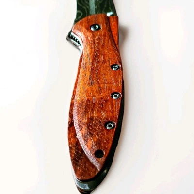 Básculas personalizadas de puerro Kershaw - Escalas contorneadas de palo de rosa - (solo escalas) Foto 1 de 4