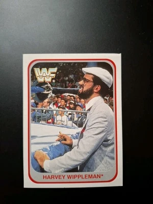 Rare Harvey Wippleman 1991 Merlin Card 49 WWE WWF Wrestling - German Version  - Image 1 of 2
