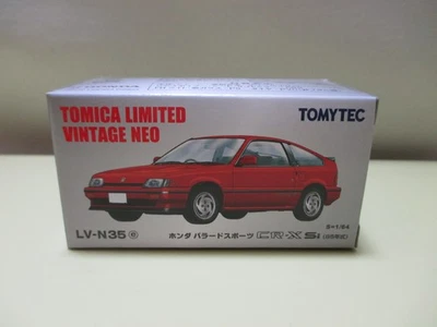 Винтажная красная Honda Ballade CR-X TOMY TEC Tomica Limited Neo LV-N35e 1:64 - Изображение 1 из 3