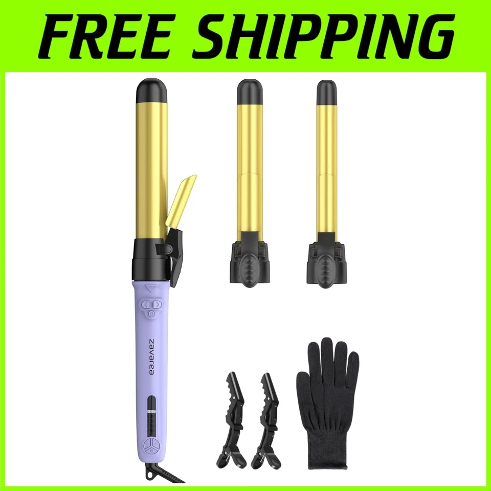 Dual Voltage Curling Iron with Adjustable Temp - Image 1 of 4