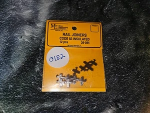 CODE 83 PLASTIC RAIL JOINERS/INSULATORS, NEW IN PACKAGE, SEE PHOTOS FOR DETAILS - Picture 1 of 1
