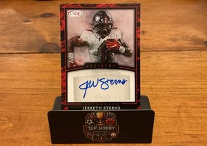 2022 Sage Football Artistry Autograph #A-JS2 Jerreth Sterns RED Border - Picture 1 of 2
