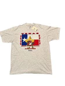 Estampado Gráfico De Colección Años 90 Dallas Texas Hot Chilli Peppers XL NUEVO CON ETIQUETAS NUEVO EN STOCK Gris EE. UU. - Imagen 1 de 11