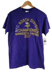 NFL Team Apparel 2017 NFC Champions Vikings T Shirt Medium NWT - Bild 1 von 5