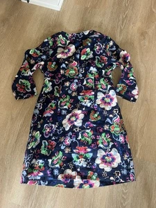 Boden Shift Dress 100% Linen US 8 R Floral - Picture 1 of 7