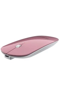 FENIFOX Bluetooth Mouse Rechargeable Small Thin Mini Wireless Bluetooth Mouse - Picture 1 of 10