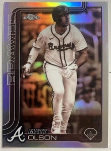 2025 Topps Chrome Matt Olson #193 Sepia Refractor - Picture 1 of 1