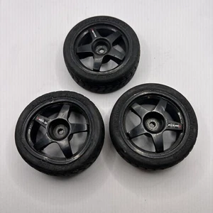 Tamiya Nismo Rc Car Wheels 1/10 Touring Car On-Road Tires 12mm Hex Wheels - Picture 1 of 7