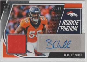 Camiseta automática Bradley Chubb 2018 Panini Donruss novato Phenoms radiocontrol/99 Broncos - Imagen 1 de 1