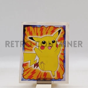 NINTENDO POKEMON MERLIN Sticker Karte (1999 Serie 1) - 25 - Pikachu - Bild 1 von 1