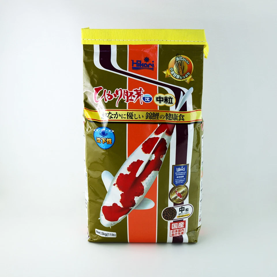 KOIFUTTER * 5 kg Hikari Wheat-Germ Japanisches Koifutter Sinkfutter Medium
