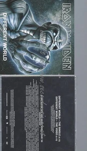 PROMO CD--IRON MAIDEN --DIFFERENT WORLD --CD+ DVD - Imagen 1 de 1
