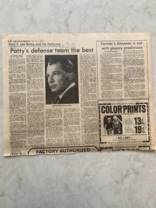 Lansing State Journal, Oct. 6, 1975, Sec A/p 12, Patty Hearst Legal Defense Team - Picture 1 of 1