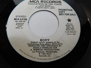 Body – Footsteps In The Dark 1990 7" Single PROMO MCA- 53768 - Picture 1 of 4