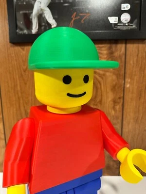 Accessory Pack For Giant 16” Tall LEGO Minifig  Figure Baseball Hat - Image 1 of 3