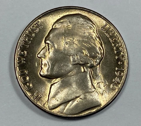 1946-D  Jefferson Nickel  Uncirculated Cover