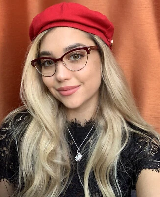 Nova armação de óculos feminina Tom Ford TF5365 FT5365 071 54mm olho de gato Itália D3 - Imagem 1 de 4