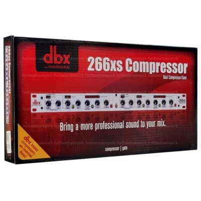 dbx 266XS 2-Channel Compressor Limiter Gate Dynamic Processor - Image 1 of 3
