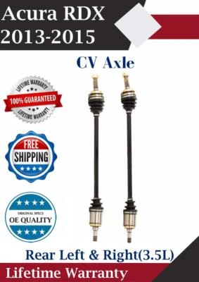 Nuevo eje CV trasero izquierdo y derecho OE para Acura RDX 2013-2015 3,5 L garantía de por vida Foto 1 de 4