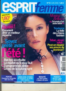 ESPRIT FEMME Magazine MONICA BELLUCCI_BRIGITTE LAHAIE_Beaute 2006 RARE ©TBC - Picture 1 of 1