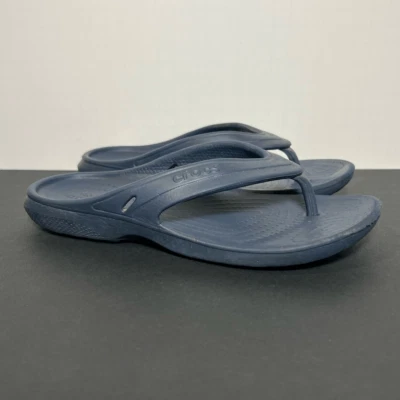 Sandalias chanclas CROCS Baya azul marino para niños/talla 12 C Foto 1 de 4