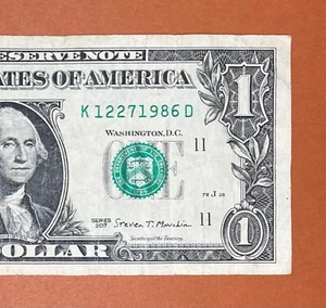 December 27, 1986 (K 12271986 D) Birthday Note $1 One Dollar Bill - Picture 1 of 3