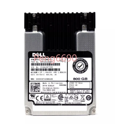 NEW 0CN3JH CN3JH DELL PX05SMB080Y 800GB 2.5" SAS 12G MU SSD Solid State Drive - Image 1 of 2