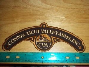 VINTAGE CVA CONNECTICUT VALLEY ARMS 10" PATCH hunting shooting guns rifles deer - Picture 1 of 1