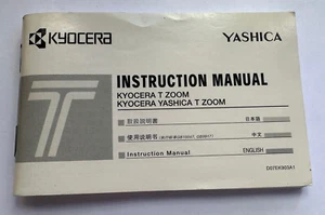 Kyocera Yashica T Zoom Kamera Bedienungsanleitung Japanisch Englisch Chinesisch - Bild 1 von 2