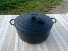 LE CREUSET Cocotte traditionnelle en fonte noire - Ø 26 cm
